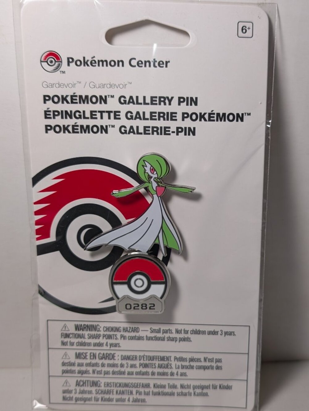 Pokemon Gardevoir Enamel Pin Official Nintendo Standing Gallery Badge